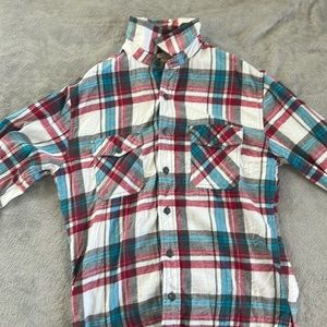 Red white and blue Flannel shirt